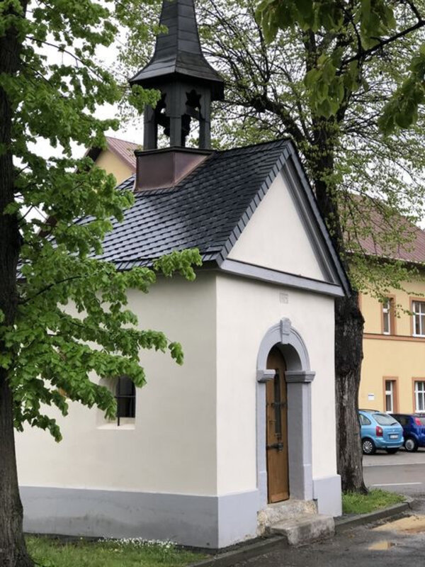 Kaple sv. Jana Nepomuckého ve Volavci po opravě