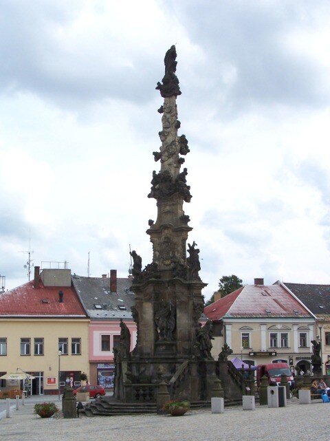Morový sloup v Poličce patří podle odborníků k nekrásnějším v zemi.