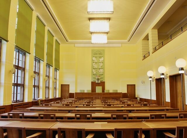 Zastupitelský sál po celkové rekonstrukci