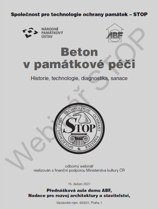 Tématem sborníku je beton v památkové péči.