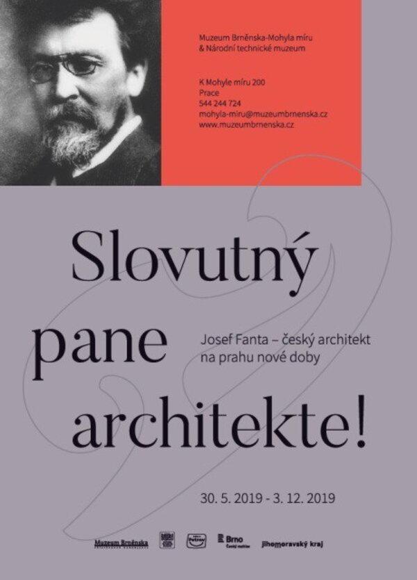 Výstavu o secesním architektovi Josefu Fantovi můžete navštívit v Památníku Mohyla míru na Slavkovsku.