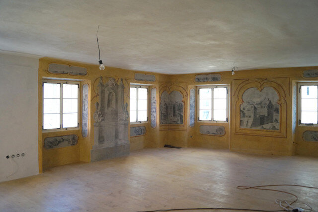 Odkrytí a následné restaurátorské práce byly provedeny Janou Waisserovou ve spolupráci s Michalem Vedralem.