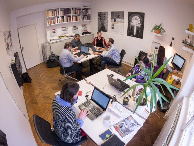Na setkáních části nebo celého týmu PROPAMÁTKY společně pracujeme na projektech Institutu pro památky a kulturu.