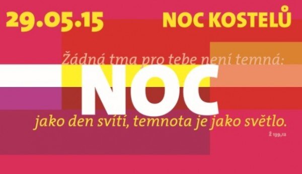  Motto letošního ročníku Noci kostelů 