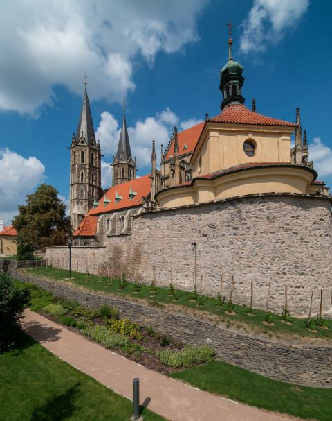 Část kolínského městského opevnění po rekonstrukci