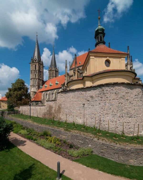 Část kolínského městského opevnění po rekonstrukci