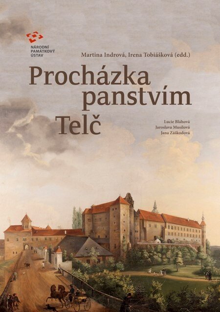 Titulní strana publikace Procházka panstvím Telč