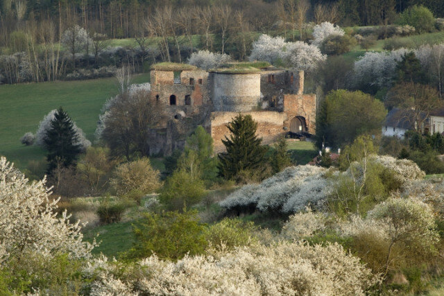 Hrad Krakovec reprezentuje jeden z vrcholů vývoje české hradní architektury 14. století.