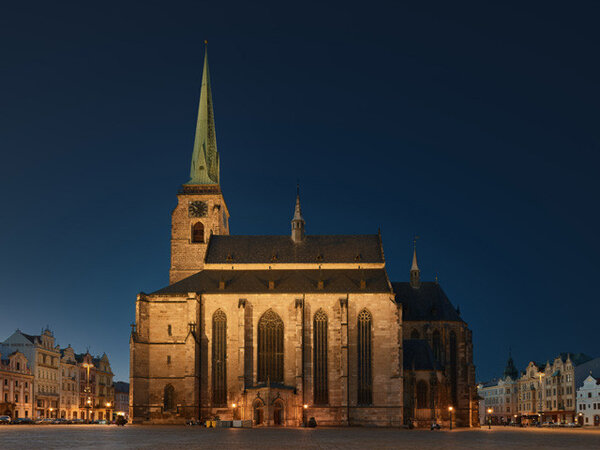 Nově nasvětlený chrám sv. Bartoloměje