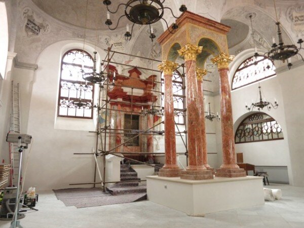 Za obnovu svatostánku v Horní synagoze v Mikulově byl tým Josefa Červinky nominován na Cenu Patrimonium pro futuro 2015.