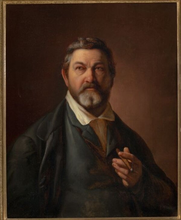 Jaroslav Čermák, Podobizna malíře Josefa Navrátila, 1852‒1853 (získáno ze soukromé sbírky 2016)