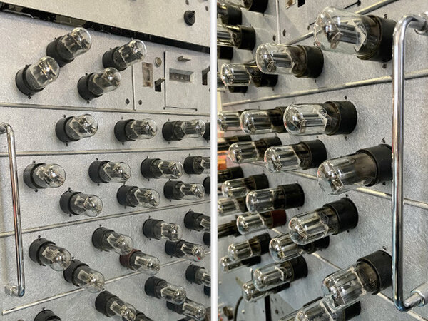 Zrestaurovaný elektronkový modul přístroje