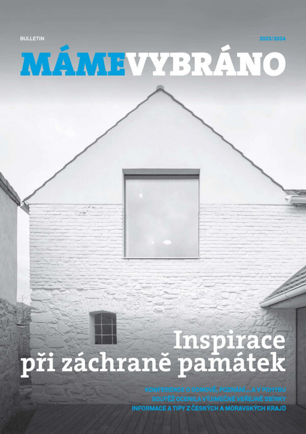 I letošní bulletin ukazuje příklady dobré praxe v péči o památky.