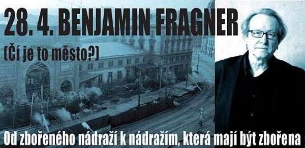 Pozvánka na besedu s Benjaminem Fragnerem