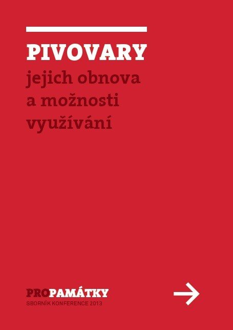 Titulní strana sborníku konference PROPAMÁTKY o obnově a možnostech využití pivovarů