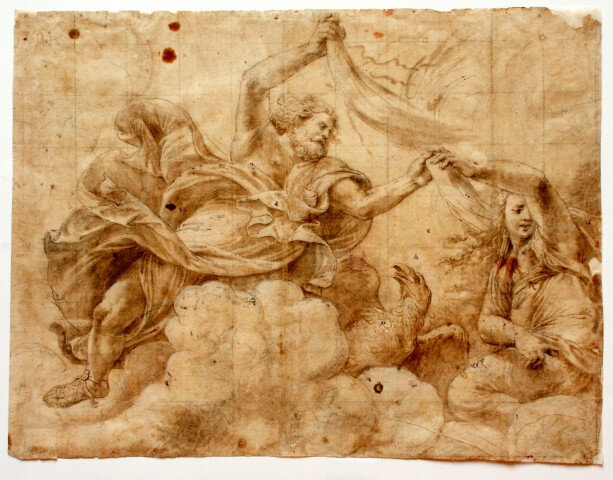 Giulio Pippi zv. Giulio Romano, Jupiter a Juno, 1530–1532