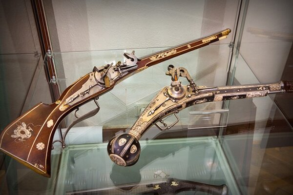 Vystavené palné zbraně