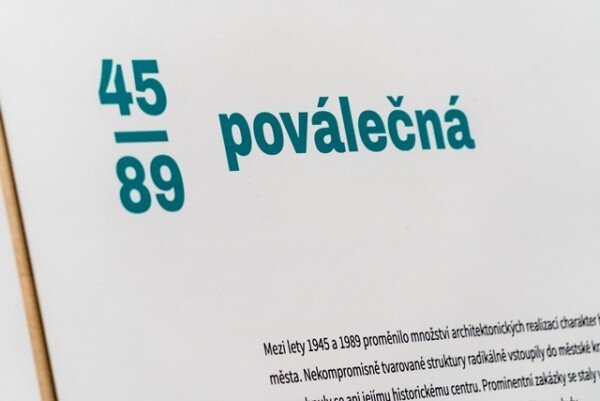 Pokračování výstavy Poválečná 45–89 lze navštívit v budově Fakulty architektury ČVUT v Praze do 30. října. 