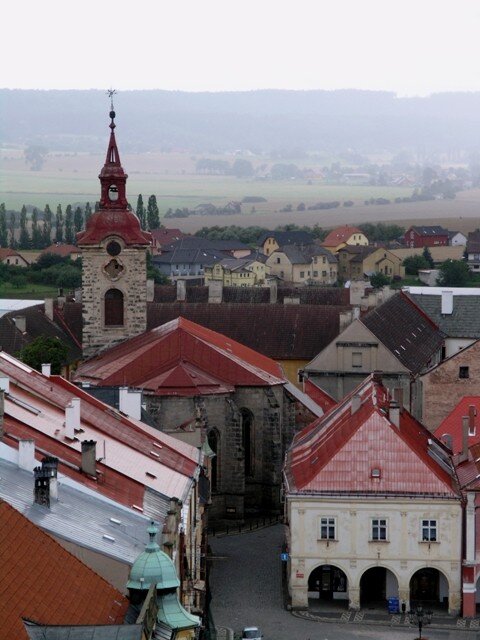 Kostel sv. Ignáce z Loyoly - pohled z Valdické brány 