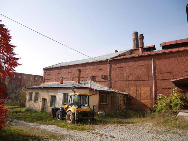 Pohled na pivovarský komplex