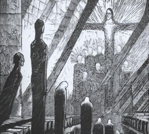 Do konce července je v rámci projektu Artotéka v knihovně na Opatově k vidění výstava Jan Konůpek a kniha.