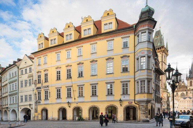 Pražské kreativní centrum najdete v domě U Zlatého rohu.
