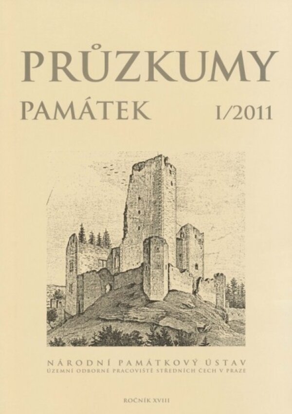 Průzkumy památek č. 1/2011, roč. XVIII, 204 stran. ISSN 1212-1487