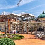 Rekonstrukce zámku Buchlovice se neobešla bez pomocných střech.