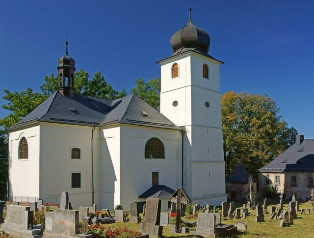  Kostel sv. Jiří a Martina v Martínkovicích (1690–1693; Martin Allio)