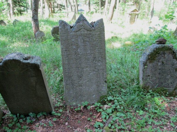 Židovský hřbitov v zaniklé obci Krásná Lípa