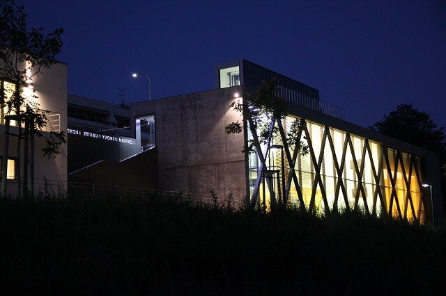 Přednášková budova Metodického centra moderní architektury v Brně